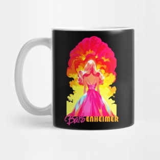 Barbie x Oppenheimer mashup Mug